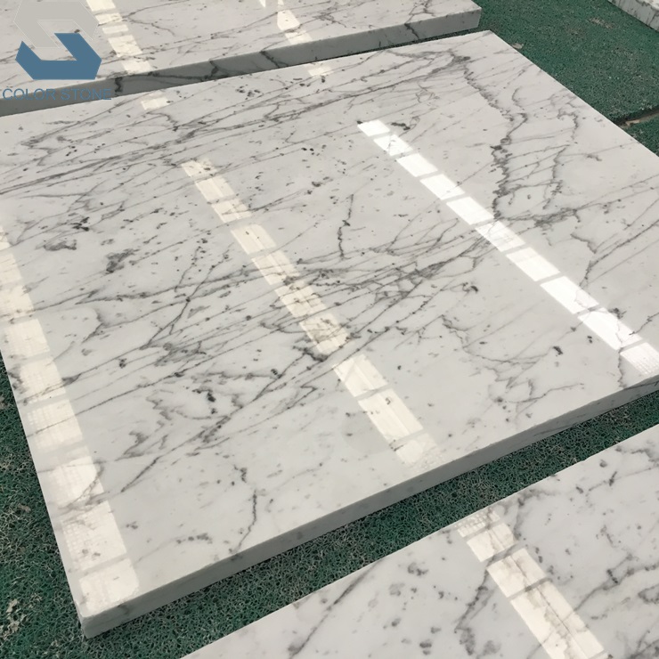 Italy white marble table tops - Square