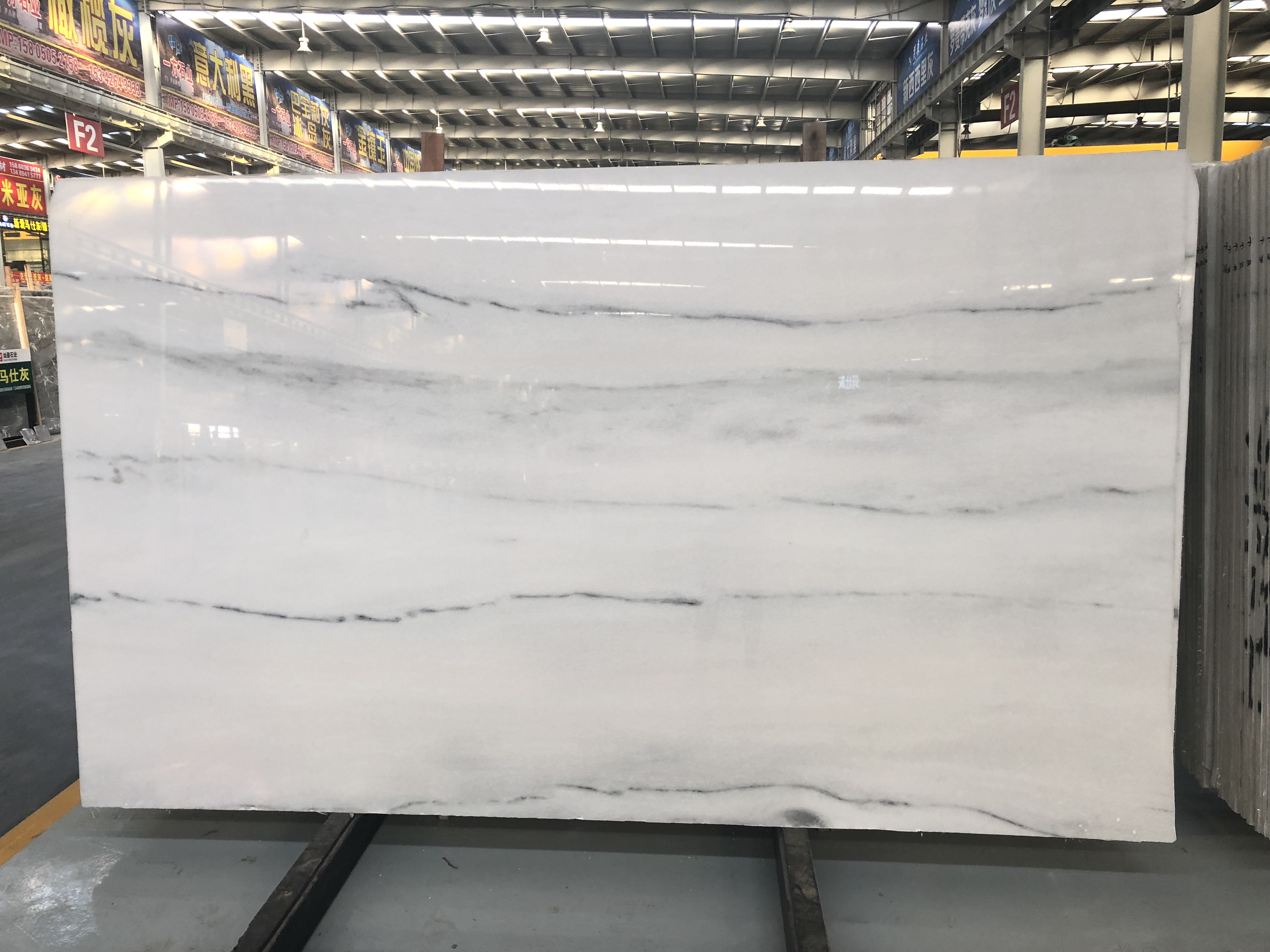 Sky white marble