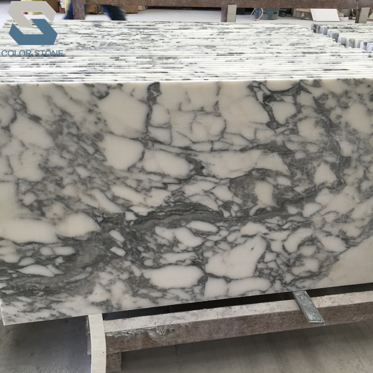 Arabescato white marble table tops