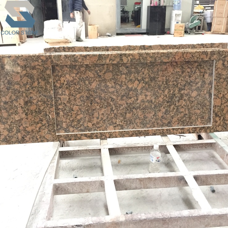 Gold Fiorito Granite Kitchen Countertop